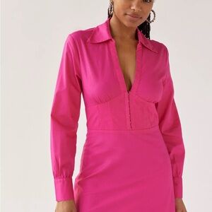 Urban Outfitters Corset Pink Dress